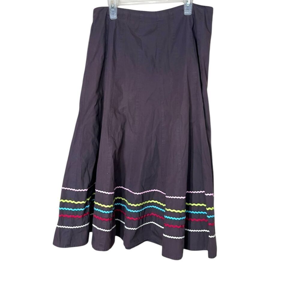 Sunny Leigh Brown Maxi Skirt Size 4
